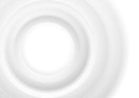 Grey white minimal soft circles abstract background vector