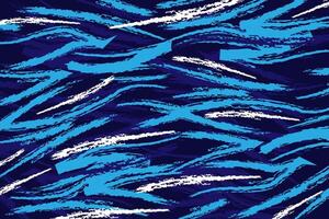 Blue abstract background with grunge texture and modern design illustration template vector