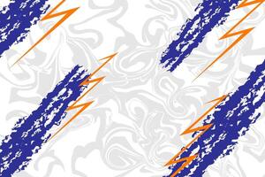 White marble abstract sports background with grunge texture, brush stroke and halftone effect vector
