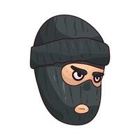 Masked Hacker illustration vector