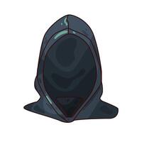 hacker mask illustration vector