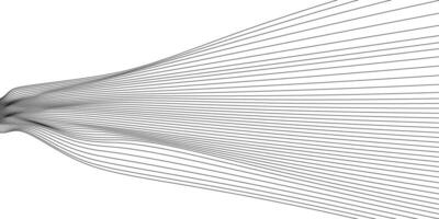 Abstract white background from lines. Wavy line drawing. illustration. vector