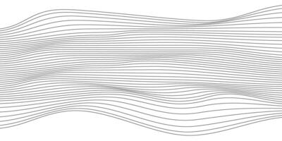 Modern abstract wave lines on white background. vector