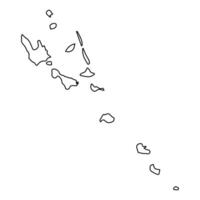 Vanuatu is a Pacific archipelago island nation in Melanesia vector