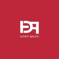 Creative DP Monogram Logo Design vector