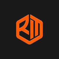 R and M logo vector