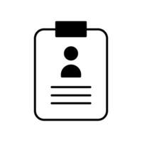 Clipboard Icon. Flat design style eps 10 . vector