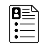 Document Icon . Flat design style eps 10 file icon. vector