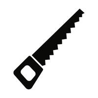 Hand saw icon. Simple illustration of hand saw. vector