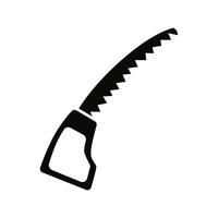 Hand saw icon. Simple illustration of hand saw sumbol for web. vector