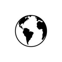 Globe icon design symbol of go to web and mobile app vector
