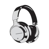 High Quality Headphone Illustration vector