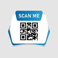 Scanning Identification System. Scan Me. Name scan. vector