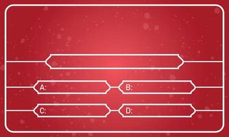 Intellectual game question background. Quiz game illustration. Test, exam, answer, education, learning, internet, lottery Concept for Web Mobile Presentations vector