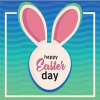 Easter sale banner background template with beautiful colorful spring flowers and eggs. vector