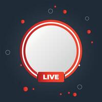 Live user streaming gradient. Social media icon. Avatar stories. vector