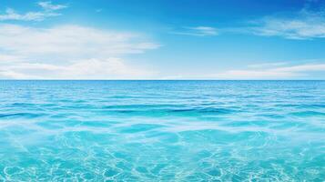 tranquil bright blue background photo