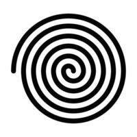 A spiral symbol on a white background vector