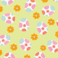 Hand drawn Easter background. Pattern for wallpaper, gift paper, web page background, spring greeting cards vector