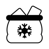 Take a look at this amazing icon of gift bag, ready to use,,. vector