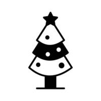 Check this beautiful xmas tree icon in trendy style, ready to use,,. vector
