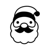 Santa claus design in modern design style,,. vector