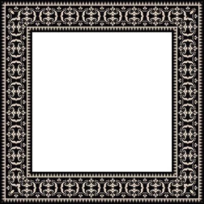 Elegant Indian Ornamental Frame Design.