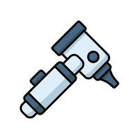 Otoscope Hearing Check Device vector
