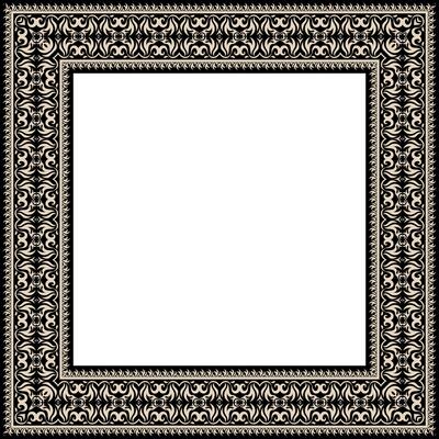 Indian Floral Border and Ornamental Element.