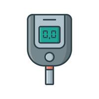 Diabetes Monitoring Device Icon vector