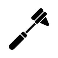 reflex icon design template in glyph style vector
