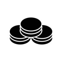 macaron icon design template simple and clean vector