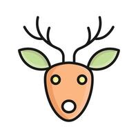 Well designed icon of reindeer, christmas animal, ready to use and download vector