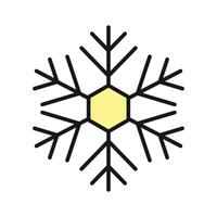 Take a look at this amazing icon of snowflake in modern style vector