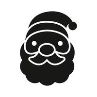 Santa claus design in modern design style, vector