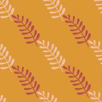 Vibrant seamless pattern featuring leaves and florals vector