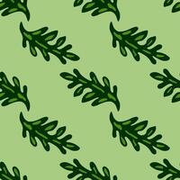 Botanical seamless backdrop featuring foliage vector
