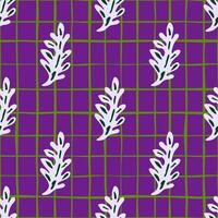 Botanical seamless pattern backdrop featuring foliage. vector