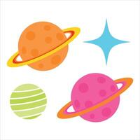 Beyond the Stars High Tech Spaceship Clipart Collection vector