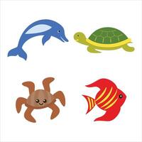 From Dolphins To Octopuses Sea Animals Art For Every Design vector