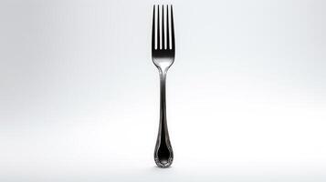 whimsical fork on white photo