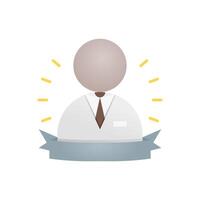 simple manager icon vector