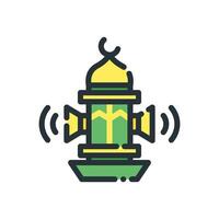 simple mosque icon, ramadan kareem vector