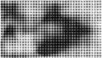 Black And White Halftone Overlay. horizontal background in monochrome halftone style with randomly scattered dots. vector