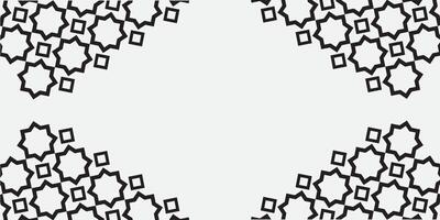 Abstract geometric pattern, ornament islamic background vector