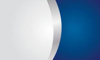 Blue curve on a white background vector