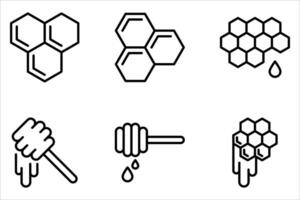 honey icon on white background vector