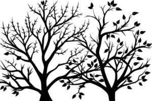 A trees against a white background vector