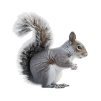 A squirrel is standing on its hind legs png