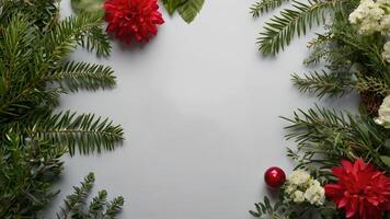 Eco Friendly Happy New Year Botanical Greeting Card photo
